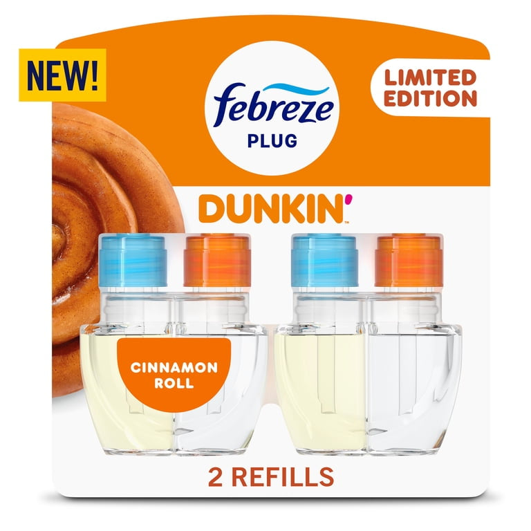 Febreze X Dunkin Plug In Air Freshener - Cinnamon Roll