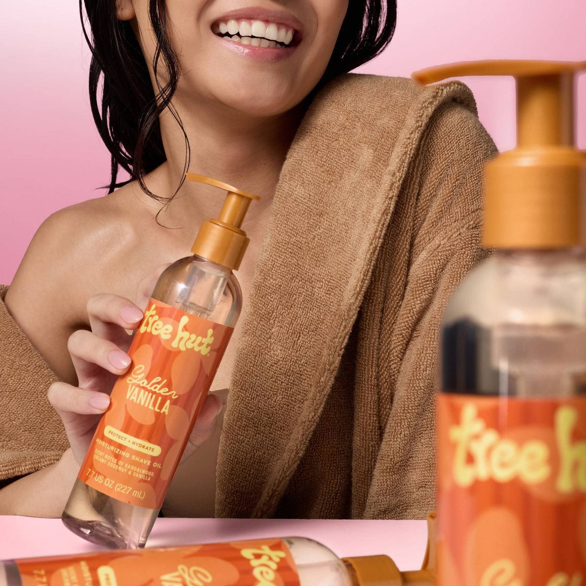 Tree Hut Shave Oil - Golden Vanilla