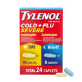 Tylenol Cold+Flu Severe Day/Night Caplets 24ct: 325mg Strength