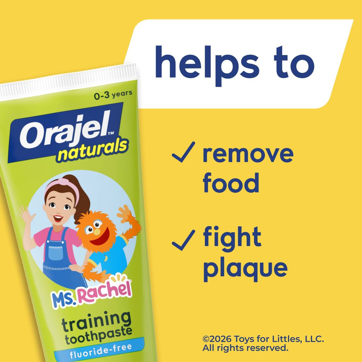 Orajel Naturals Kids Toothpaste Ms.Rachel - Watermelon