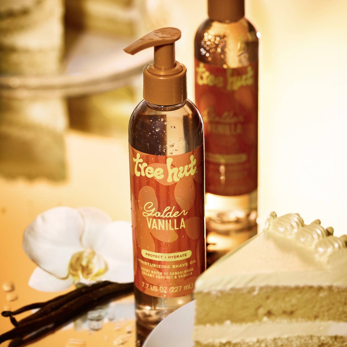 Tree Hut Shave Oil - Golden Vanilla