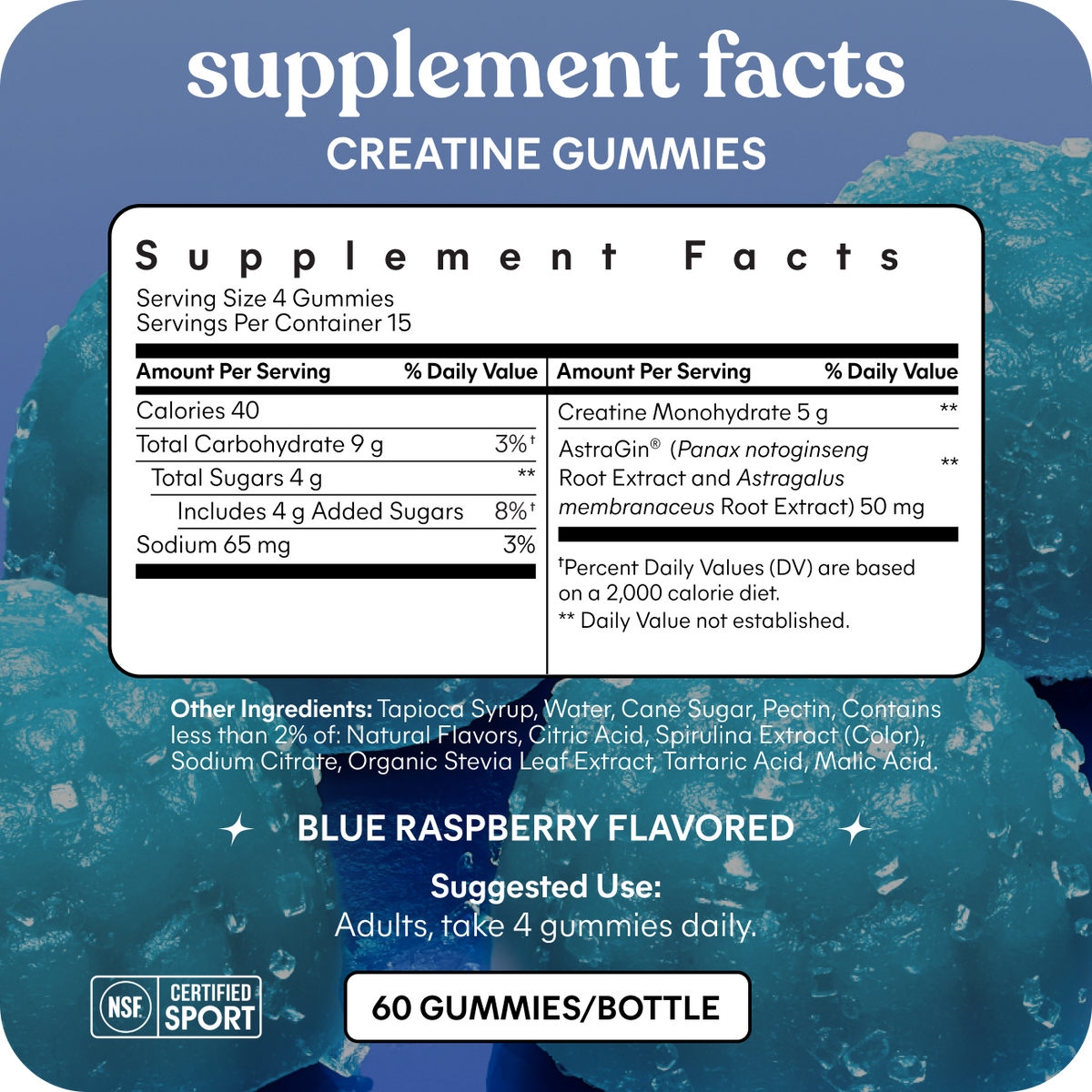 ✨NEW ✨Lemme Creatine - Blue Raspberry