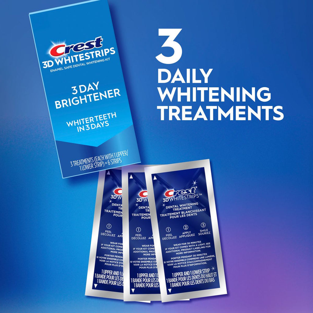 Crest 3DWhitening Strips - 3 Treatments