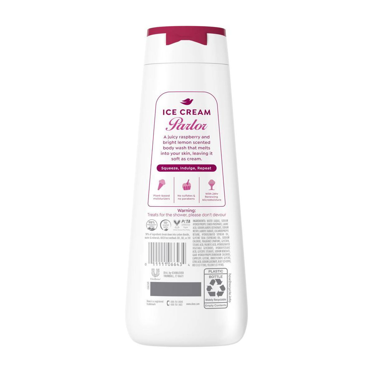 Dove Ice Cream Parlour Limited Edition - Raspberry Sorbet