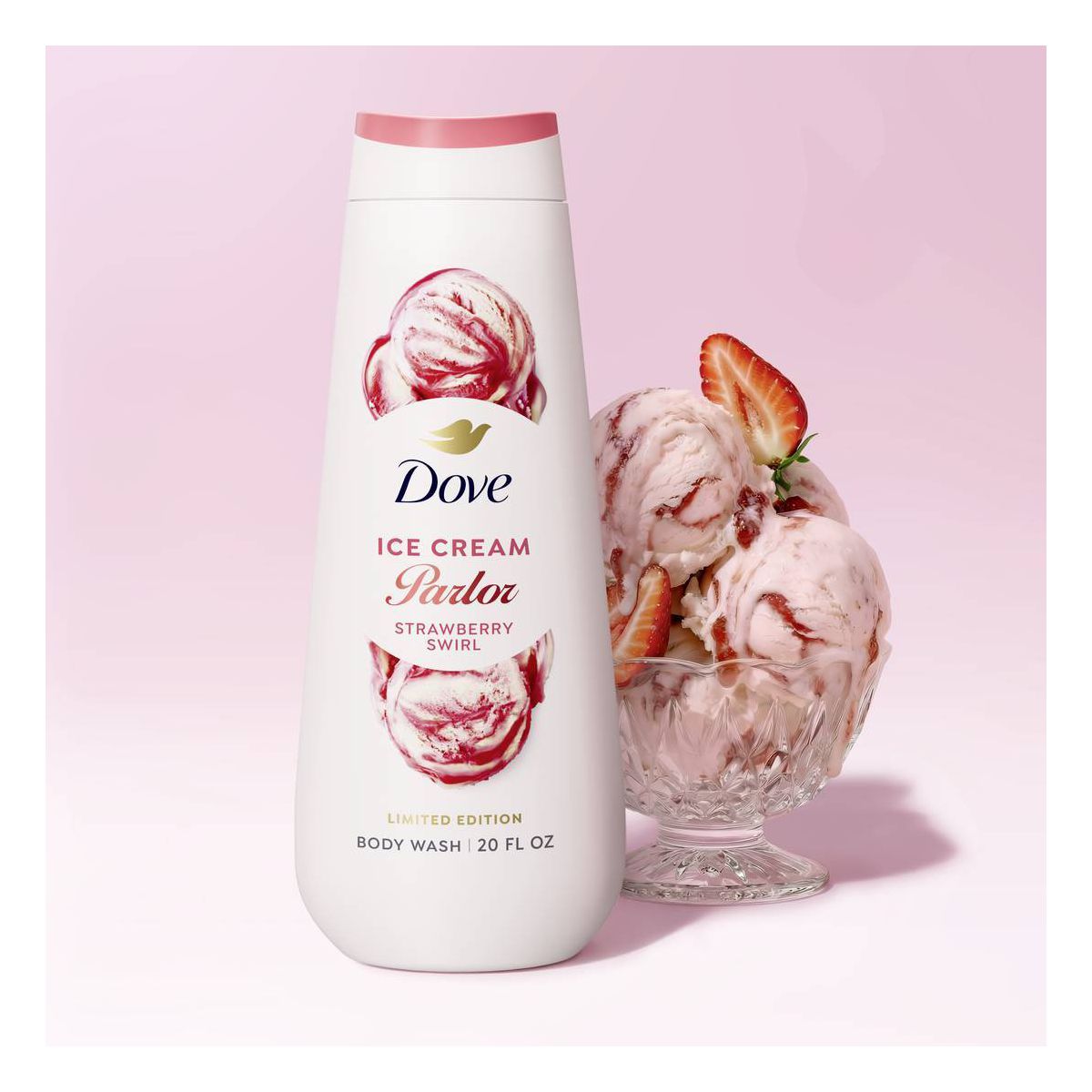 Dove Ice Cream Parlour Limited Edition - Strawberry Swirl