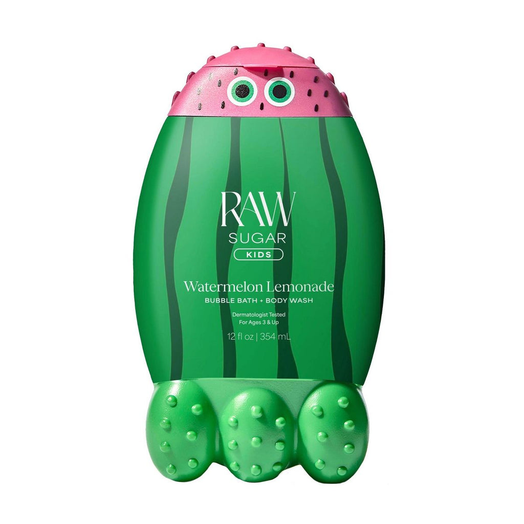 Raw Sugar Kids Body Wash + Bubble Bath - Watermelon Lemonade