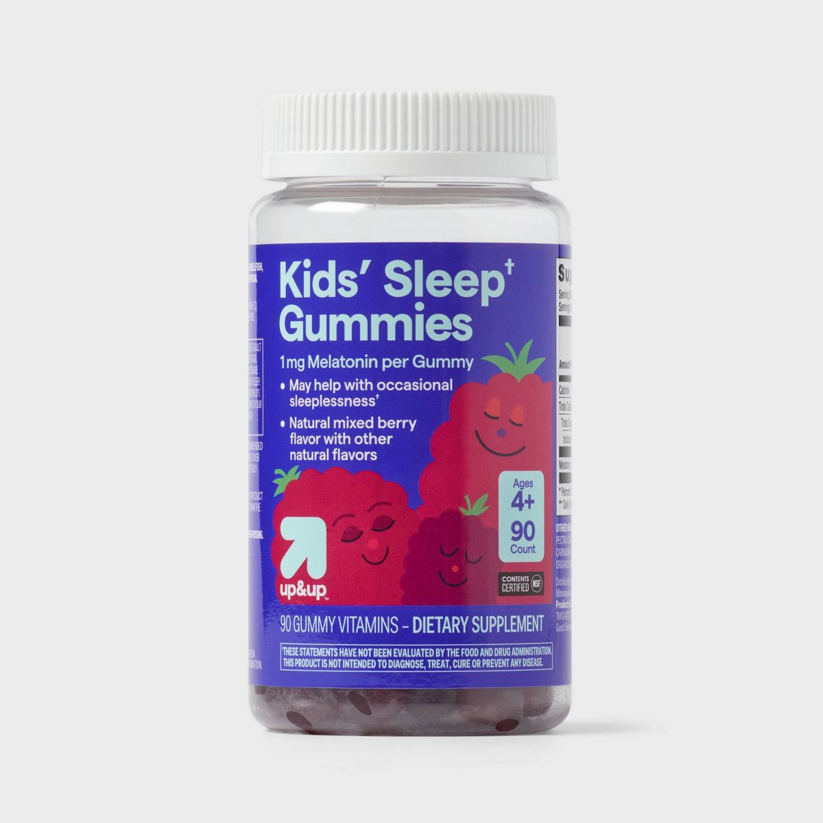 Kids' Melatonin Sleep Aid Gummies - 90ct - up&up