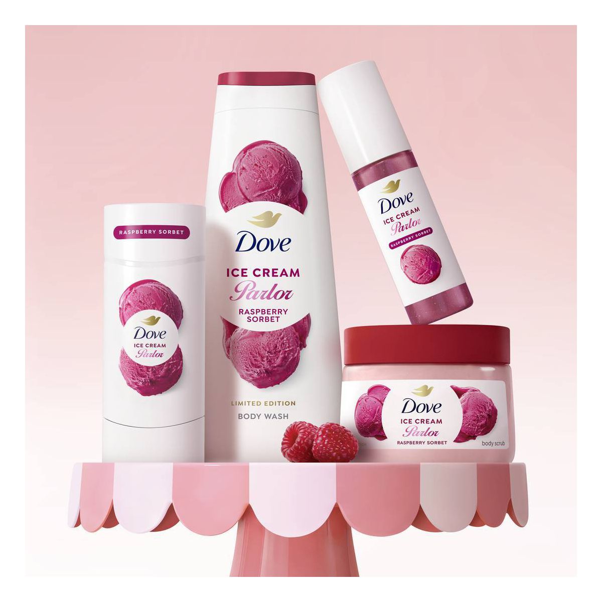Dove Ice Cream Parlour Limited Edition - Raspberry Sorbet