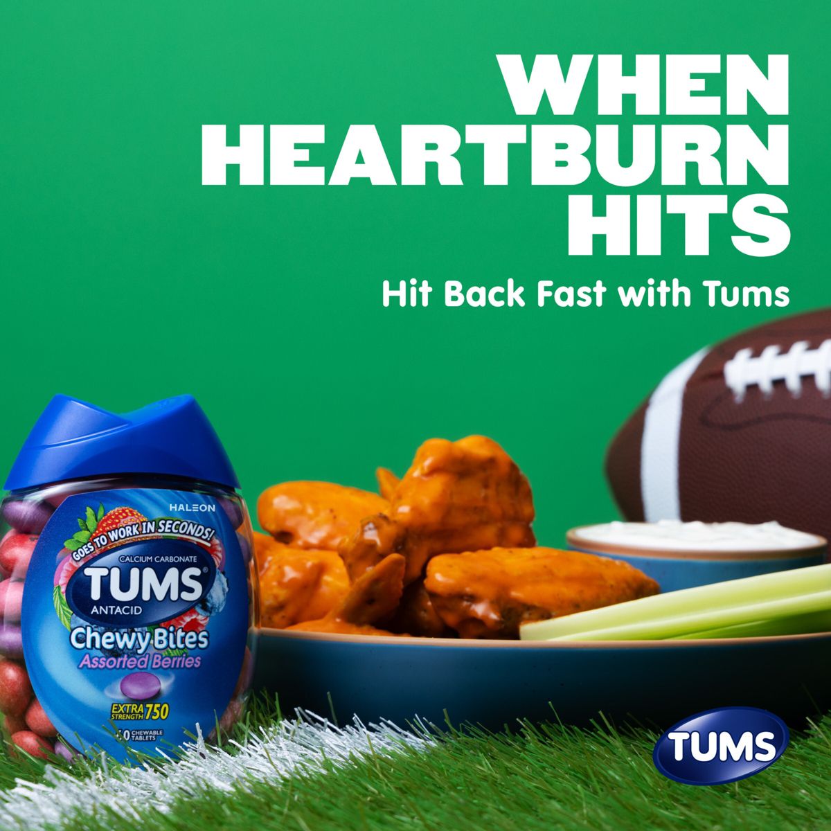 TUMS Extra Strength Antacid Chewy Bites - Assorted Berries
