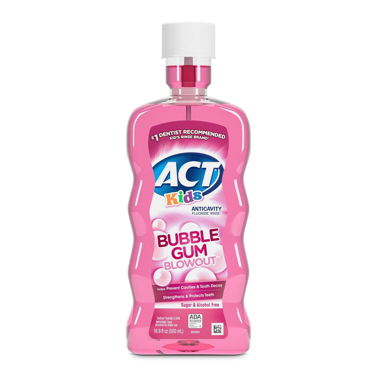 ACT Kids' Pure Protect Anticavity Fluoride Mouthwash - Bubblegum