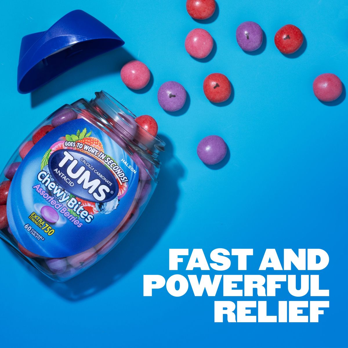 TUMS Extra Strength Antacid Chewy Bites - Assorted Berries