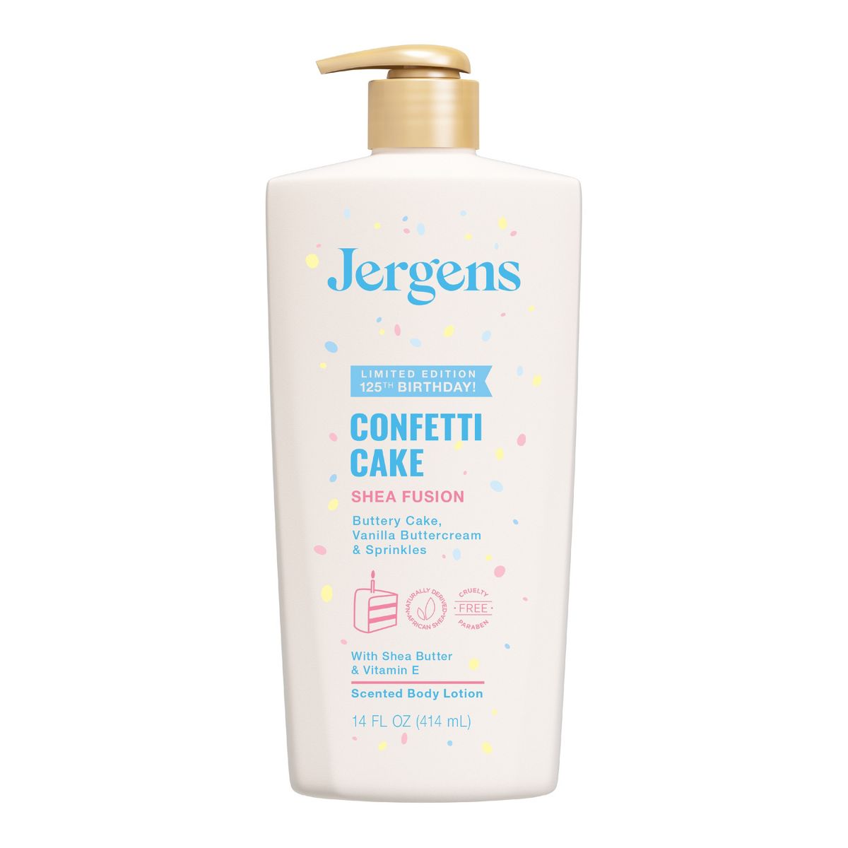 Jergens Shea Fusion Body Lotion - Confetti Cake