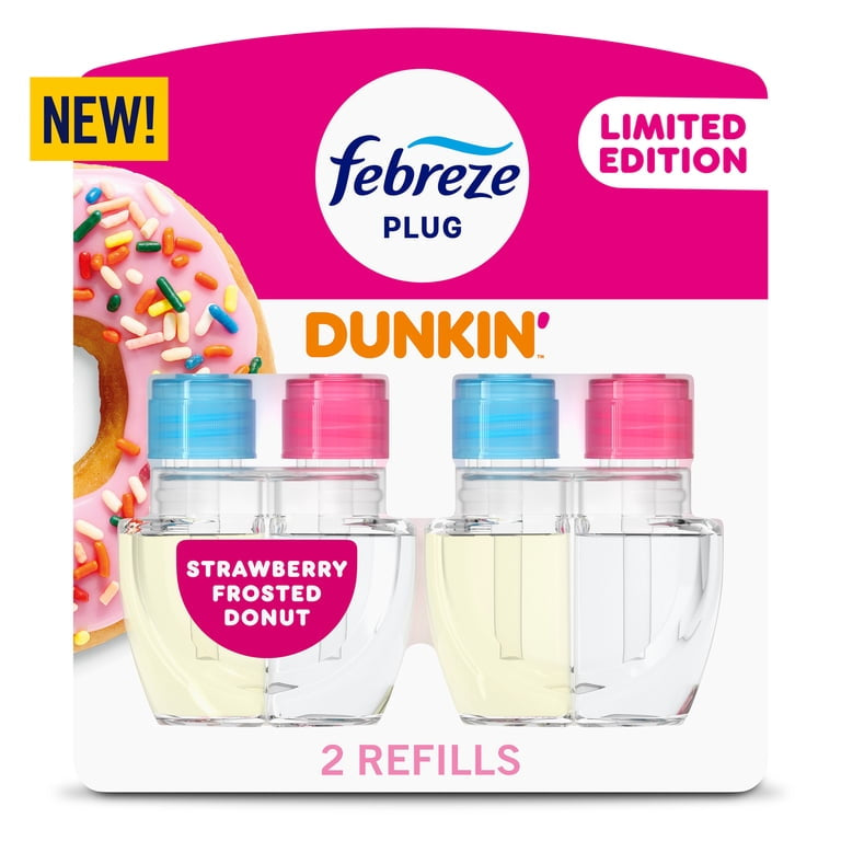 Febreze X Dunkin Plug In Air Freshener - Strawberry Frosted Donut