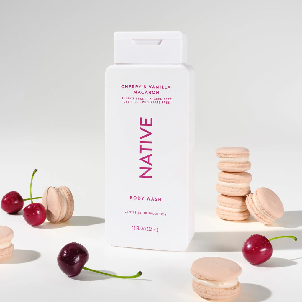 Native Body Wash - Cherry & Vanilla Macaron