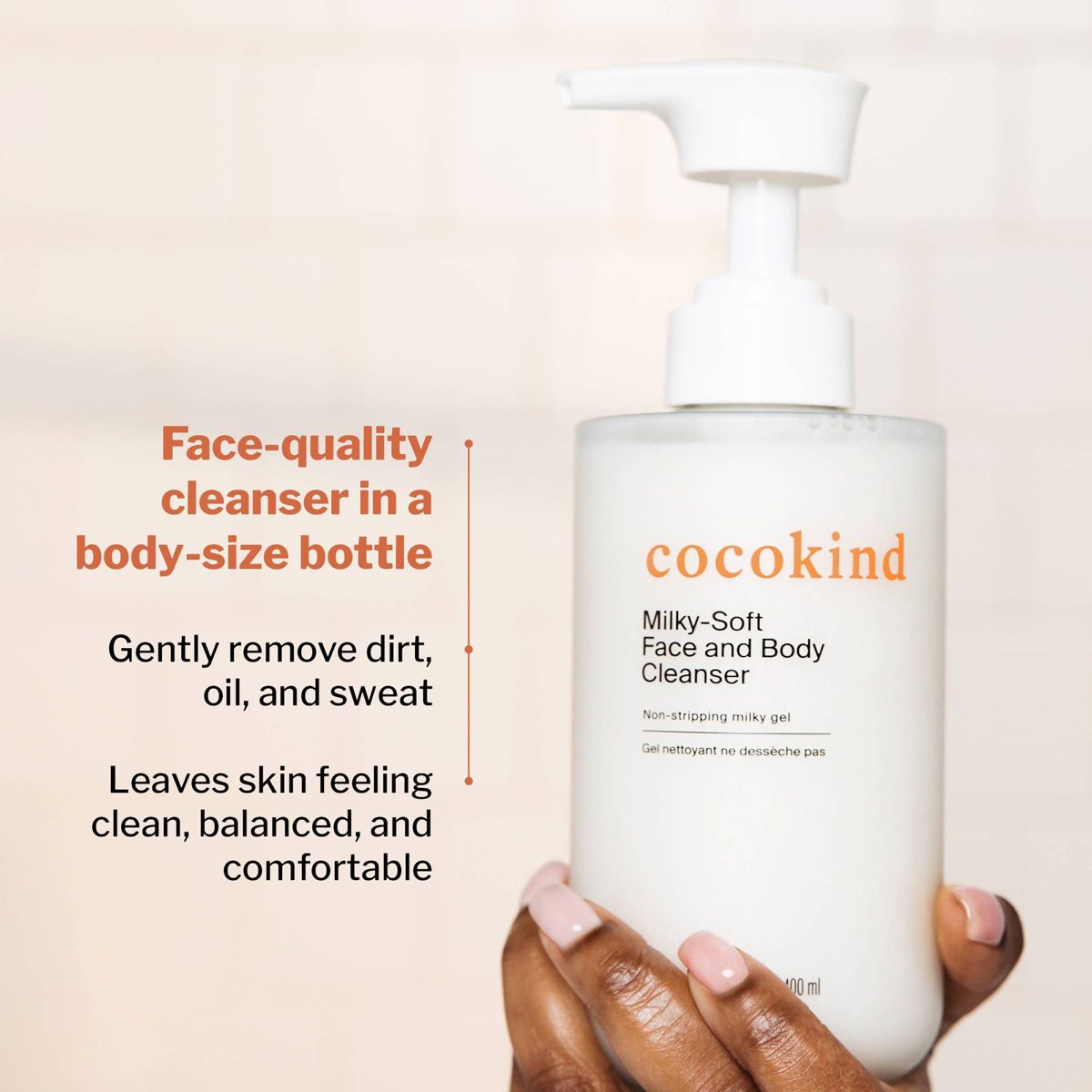 CocoKind Ceramide Milk Face & Body Cleanser