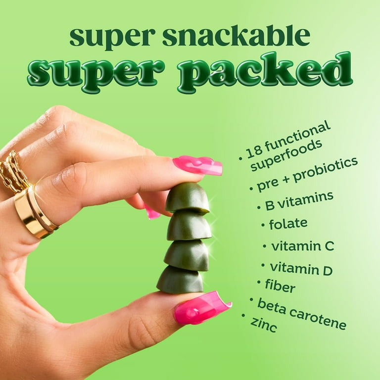 Bloom Nutrition Super Greens Gummies 12 servings
