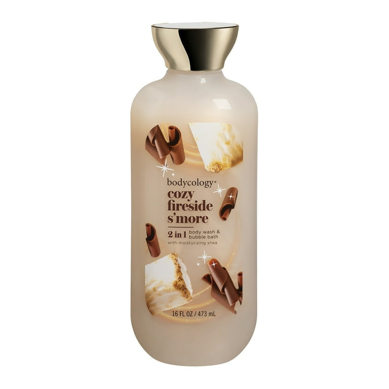 Bodycology 2 In 1 Body Wash & Bubble Bath - Cozy Fireside S’more
