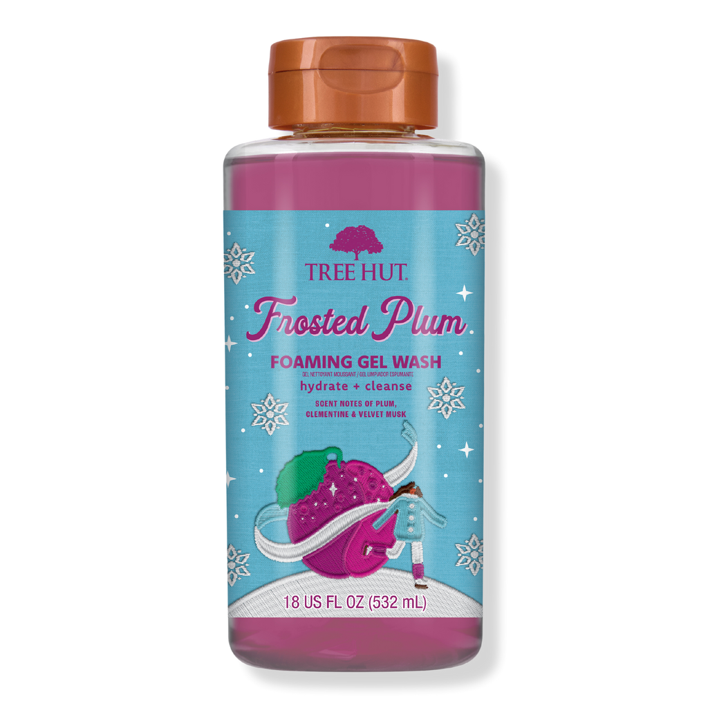 Tree Hut Foaming Gel Wash - Frosted Plum