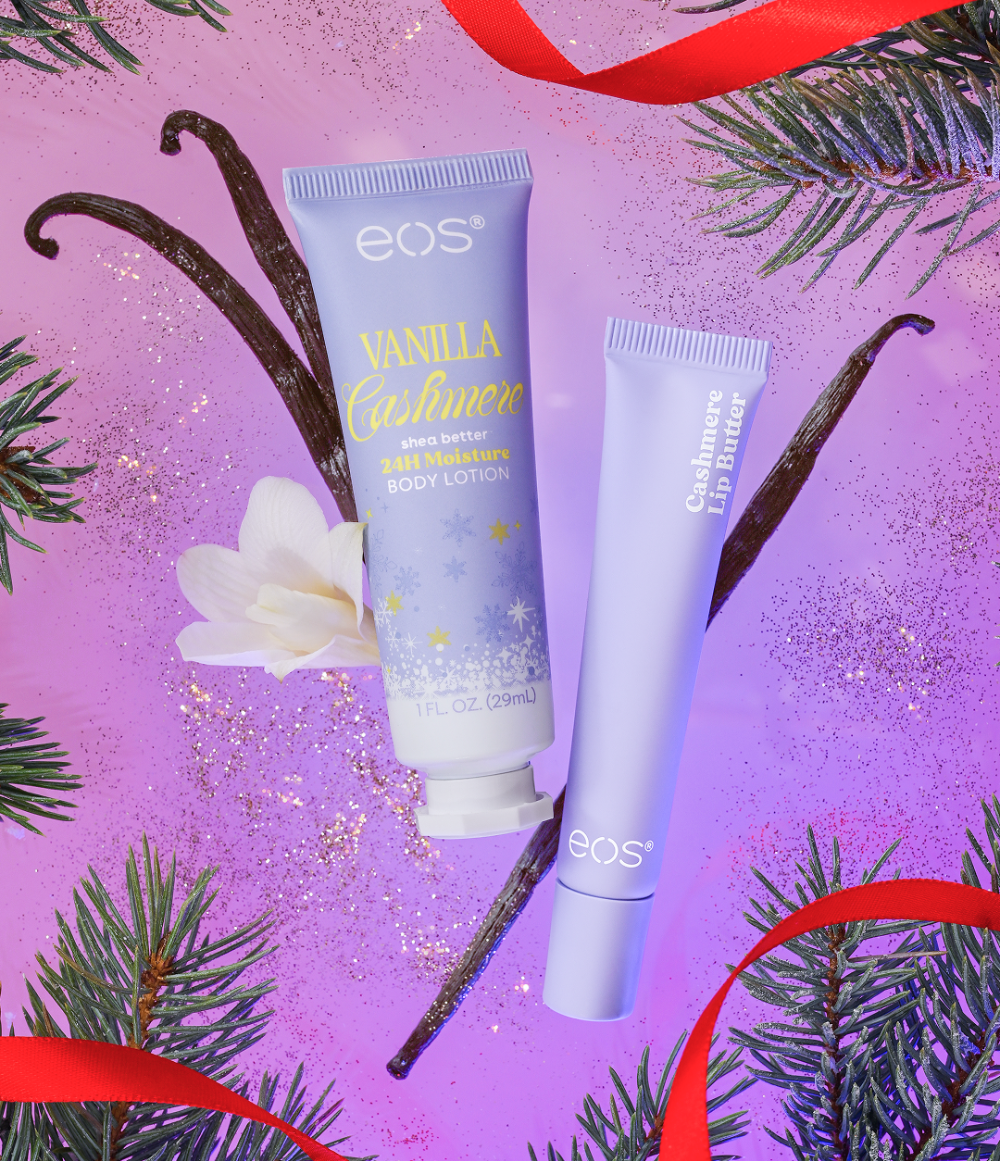EOS Mini Body Lotion & Lip Butter Duo - Vanilla Cashmere