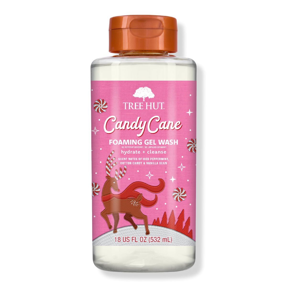 Tree Hut Foaming Gel Wash - Candy Cane