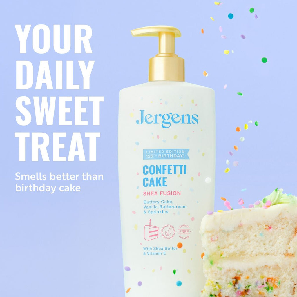 Jergens Shea Fusion Body Lotion - Confetti Cake