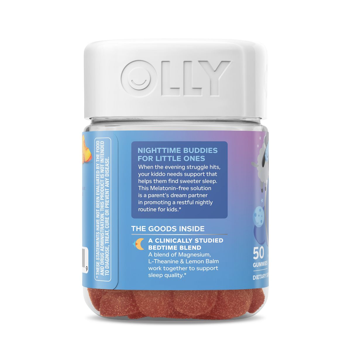 OLLY Kids' Sleep Melatonin Free Multivitamin Gummies - 50ct