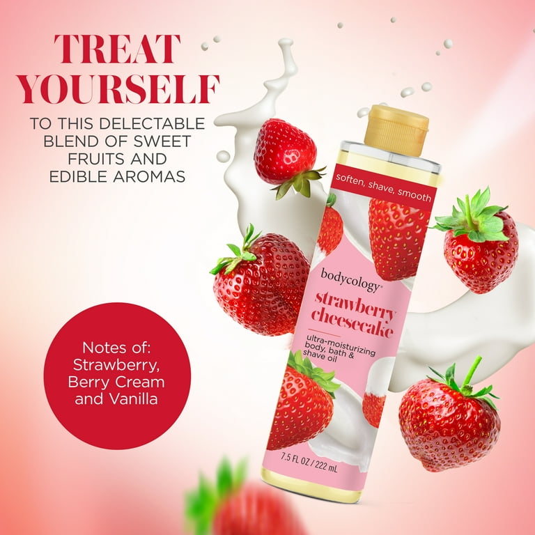 Bodycology Bath & Shave Oil - Strawberry Cheesecake