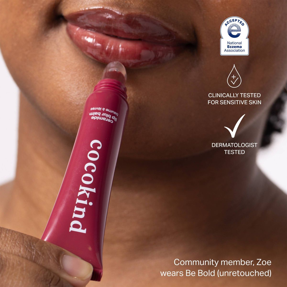 CocoKind Ceramide Lip Blur Balm - Be Bold