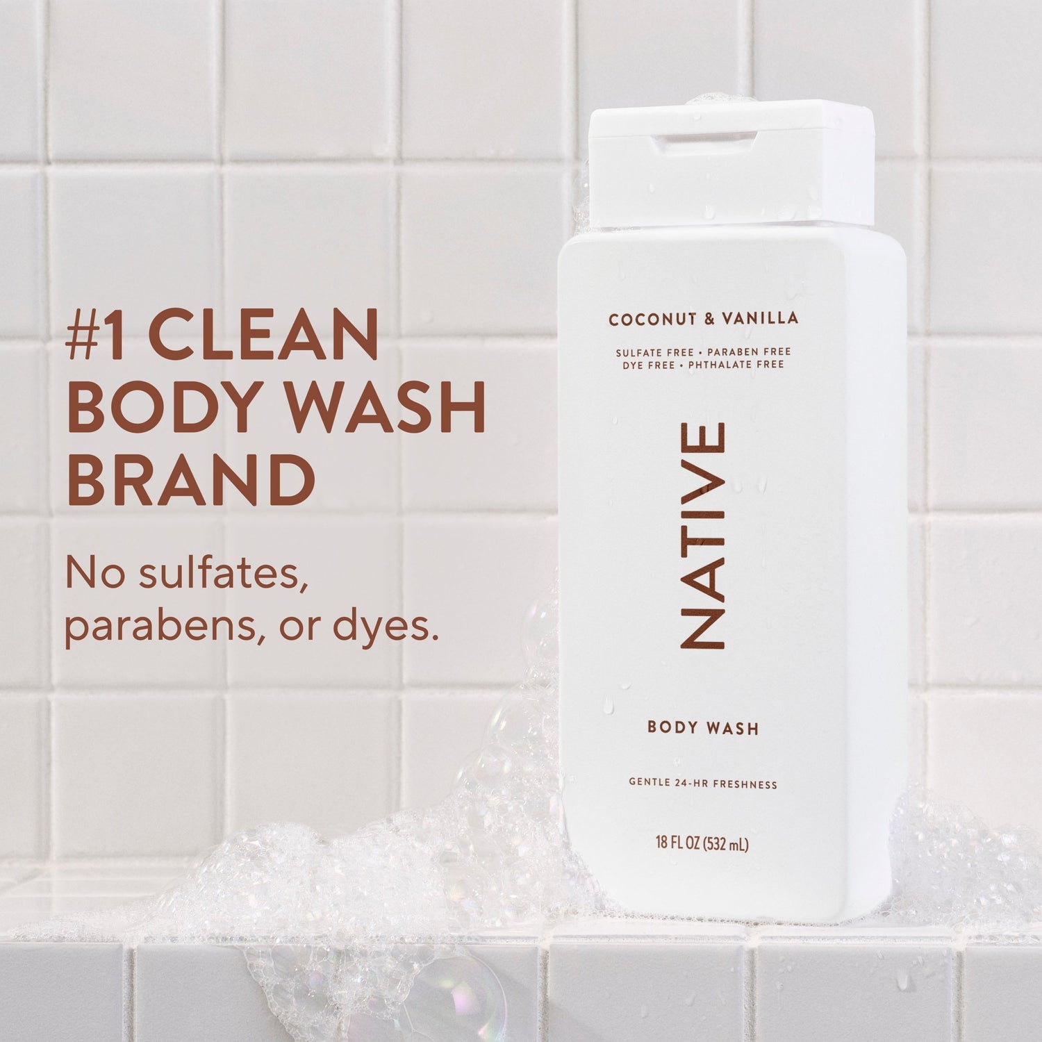 Native Body Wash - Coconut & Vanilla