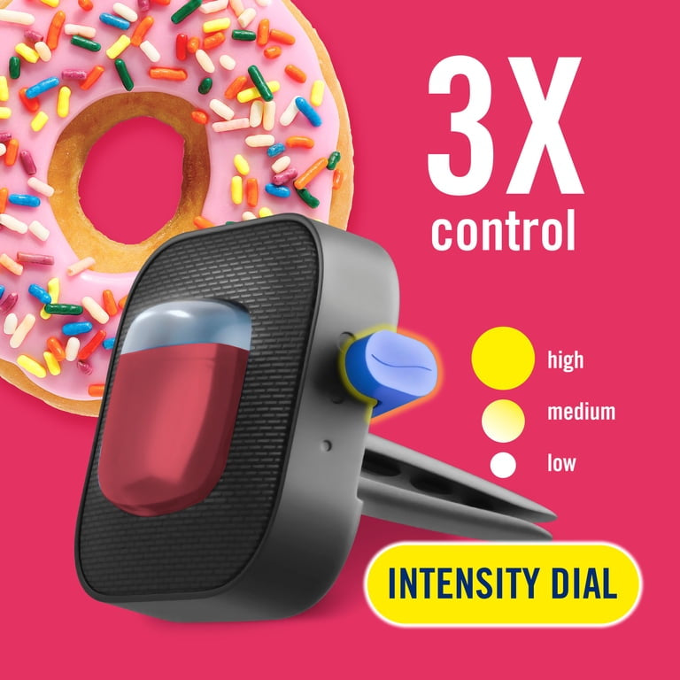 Febreze X Dunkin Car Air Freshener - Strawberry Frosted Donut