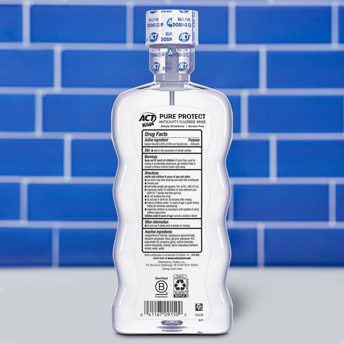 ACT Kids' Pure Protect Anticavity Fluoride Mouthwash - Strawberry