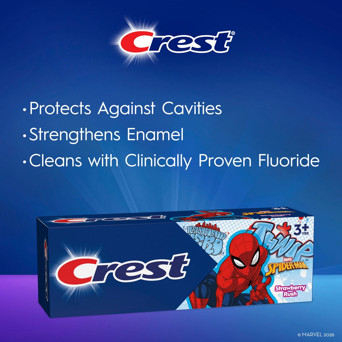 Crest Kids Toothpaste Spider Man - Strawberry Rush