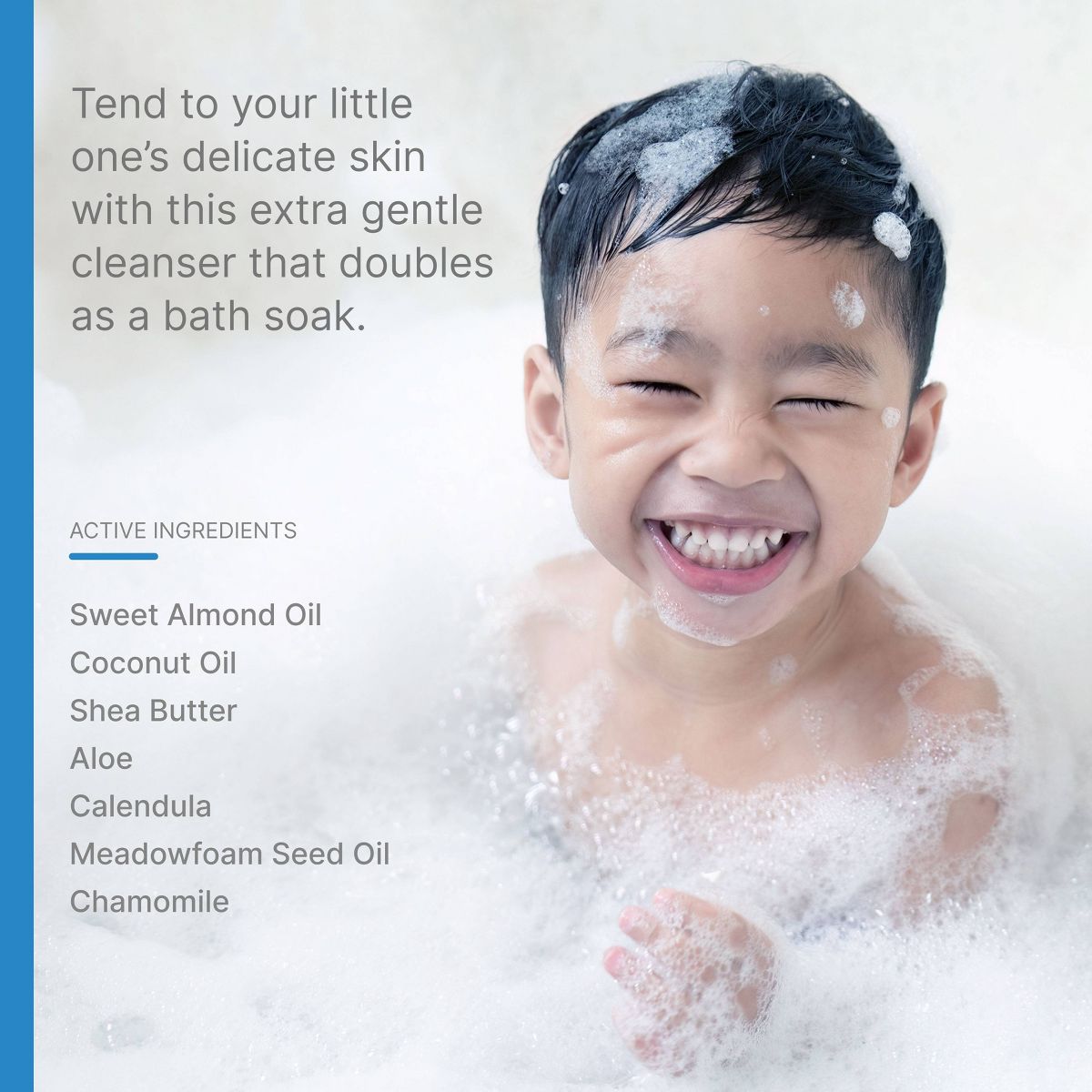 Raw Sugar Kids Body Wash + Bubble Bath - Fragrance Free