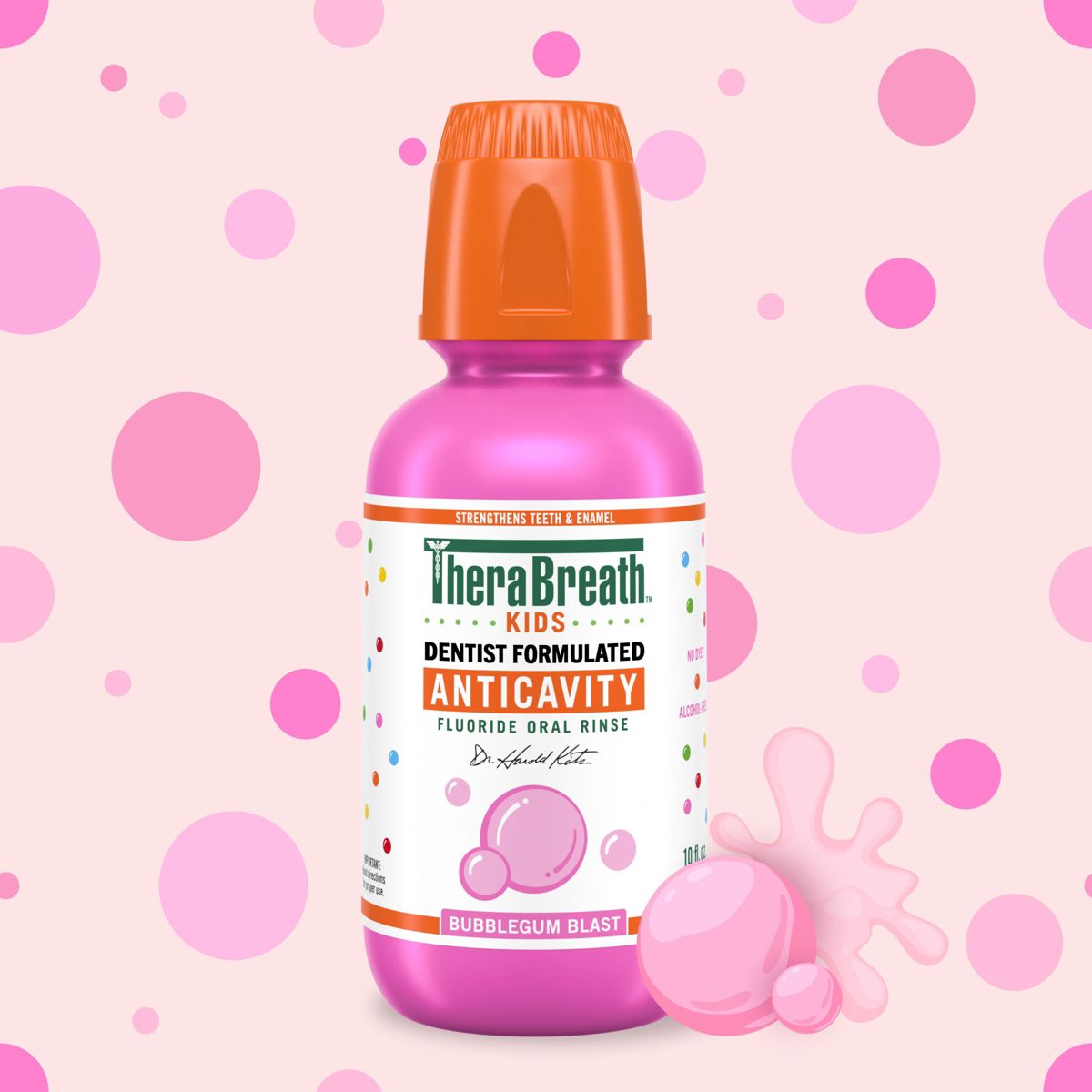 TheraBreath Kids Mouthwash - Bubble Gum