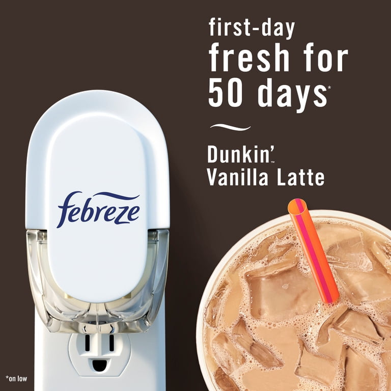 Febreze X Dunkin Plug In Air Freshener - Vanilla Latte