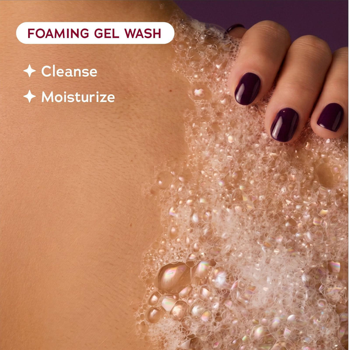 Tree Hut Foaming Gel Wash - Frosted Plum