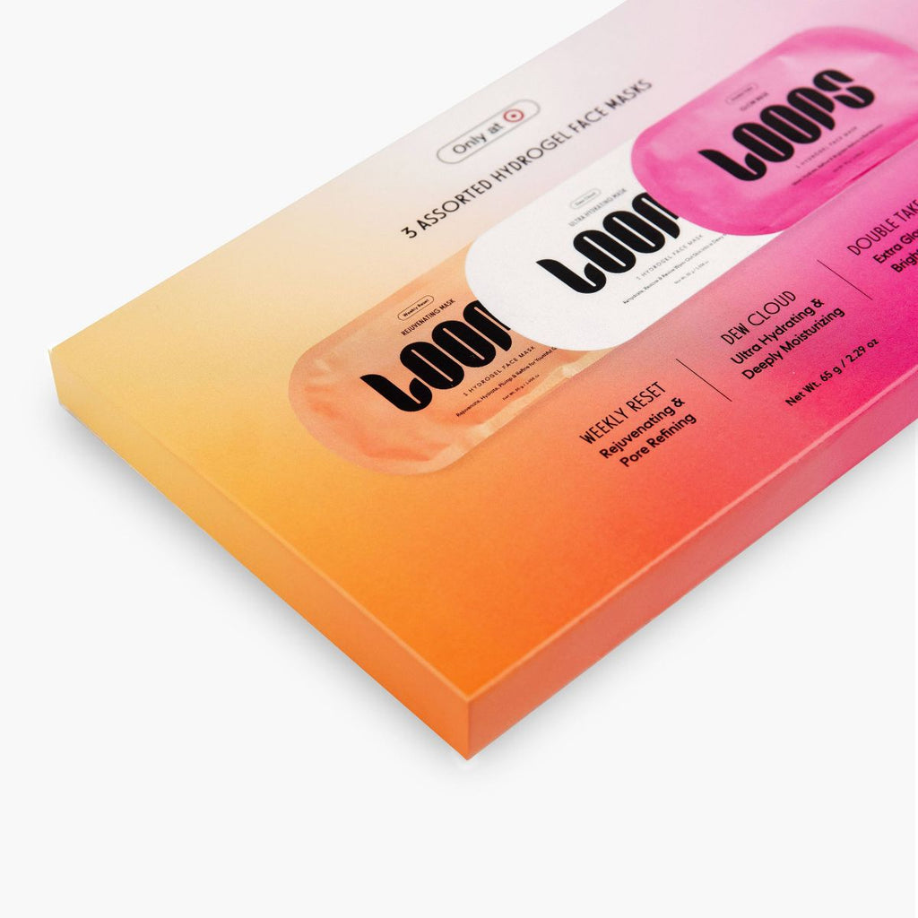 LOOPS 3 Assorted Face Masks