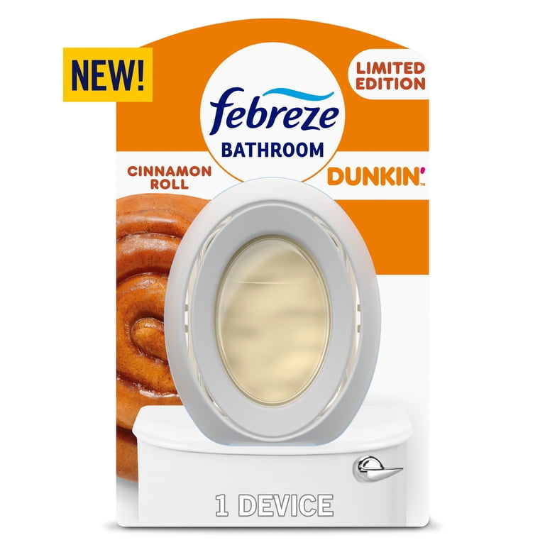 Febreze X Dunkin Bathroom Air Freshener - Cinnamon roll