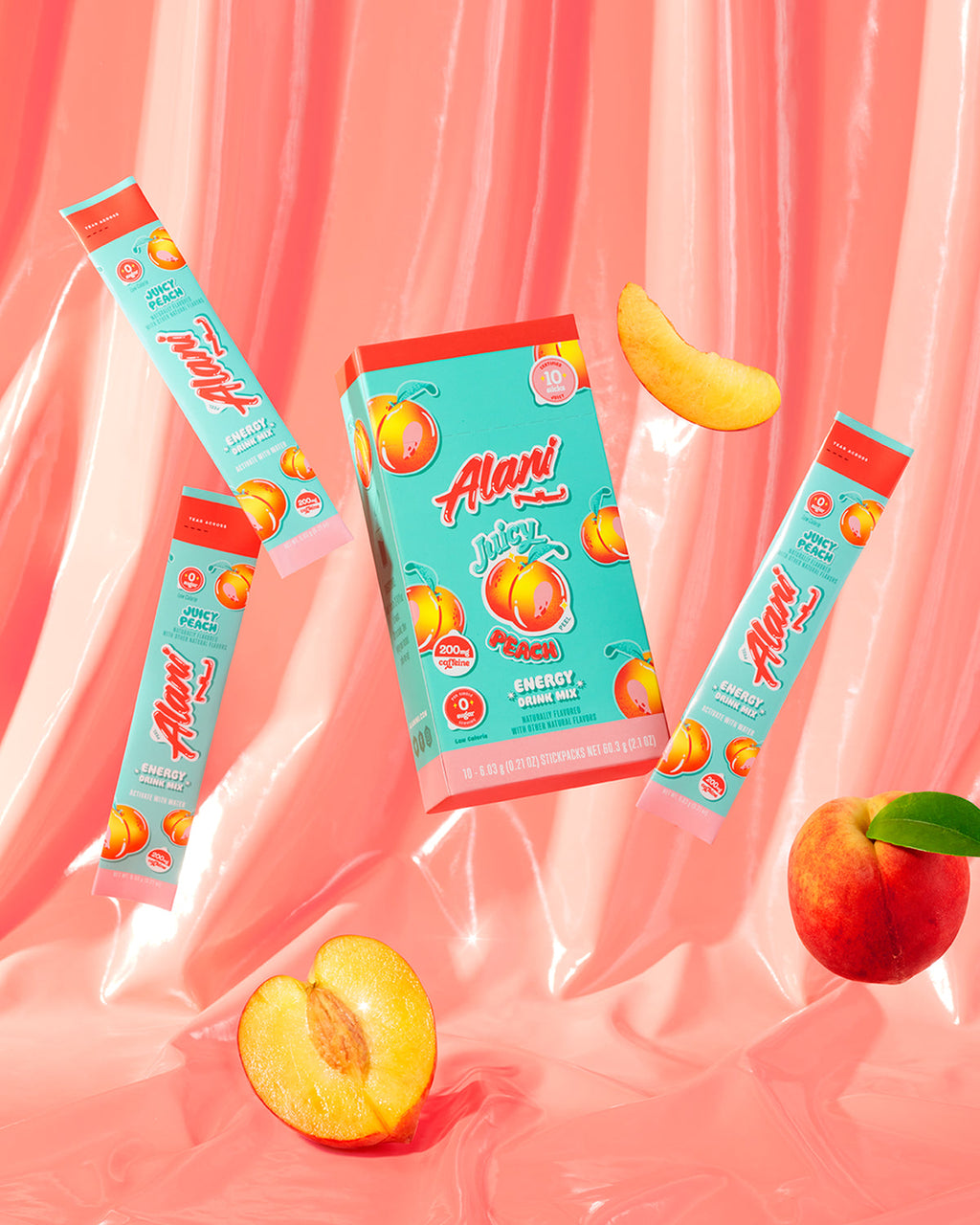 Alani Nu Energy Sticks - Juicy Peach / 10 pack