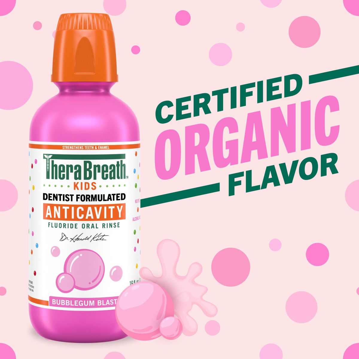 TheraBreath Kids Mouthwash - Bubble Gum