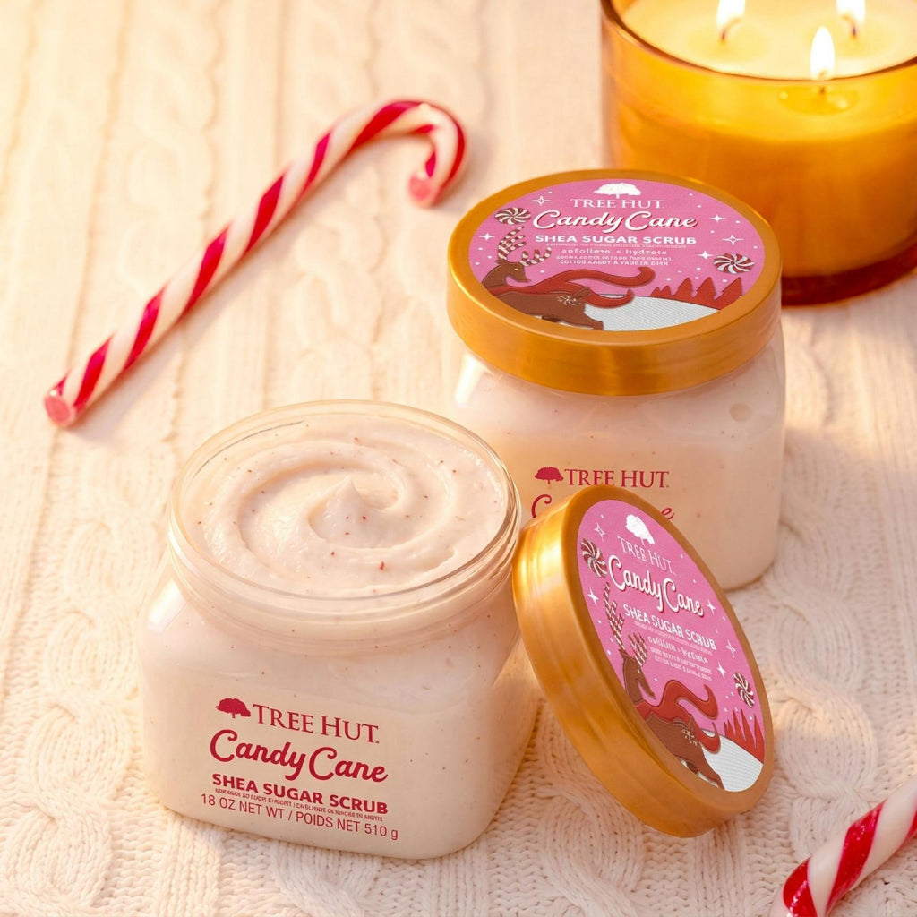 Tree Hut Shea Scrub - Candy Cane Mini