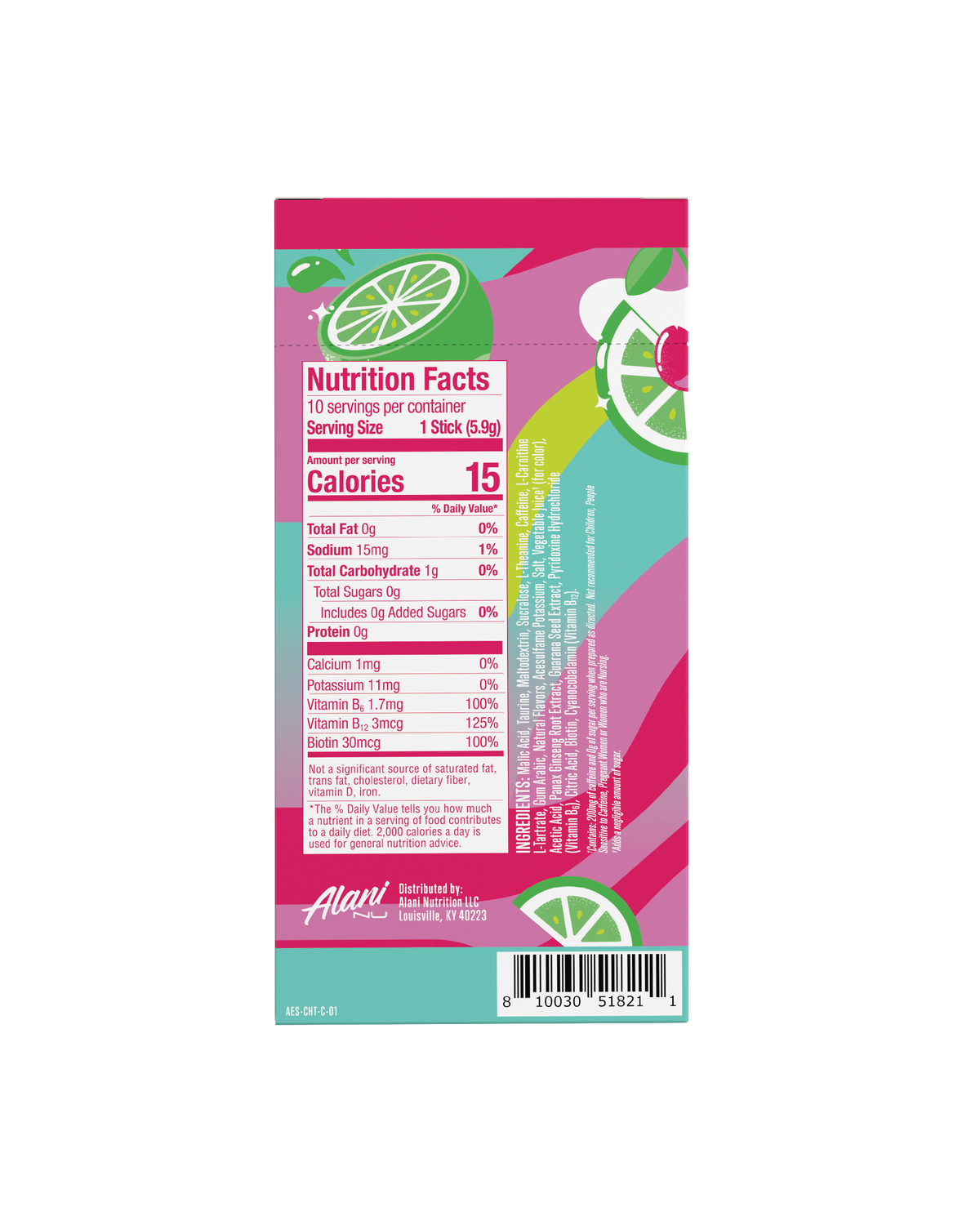 Alani Nu Energy Sticks - Cherry Twist / 10 pack
