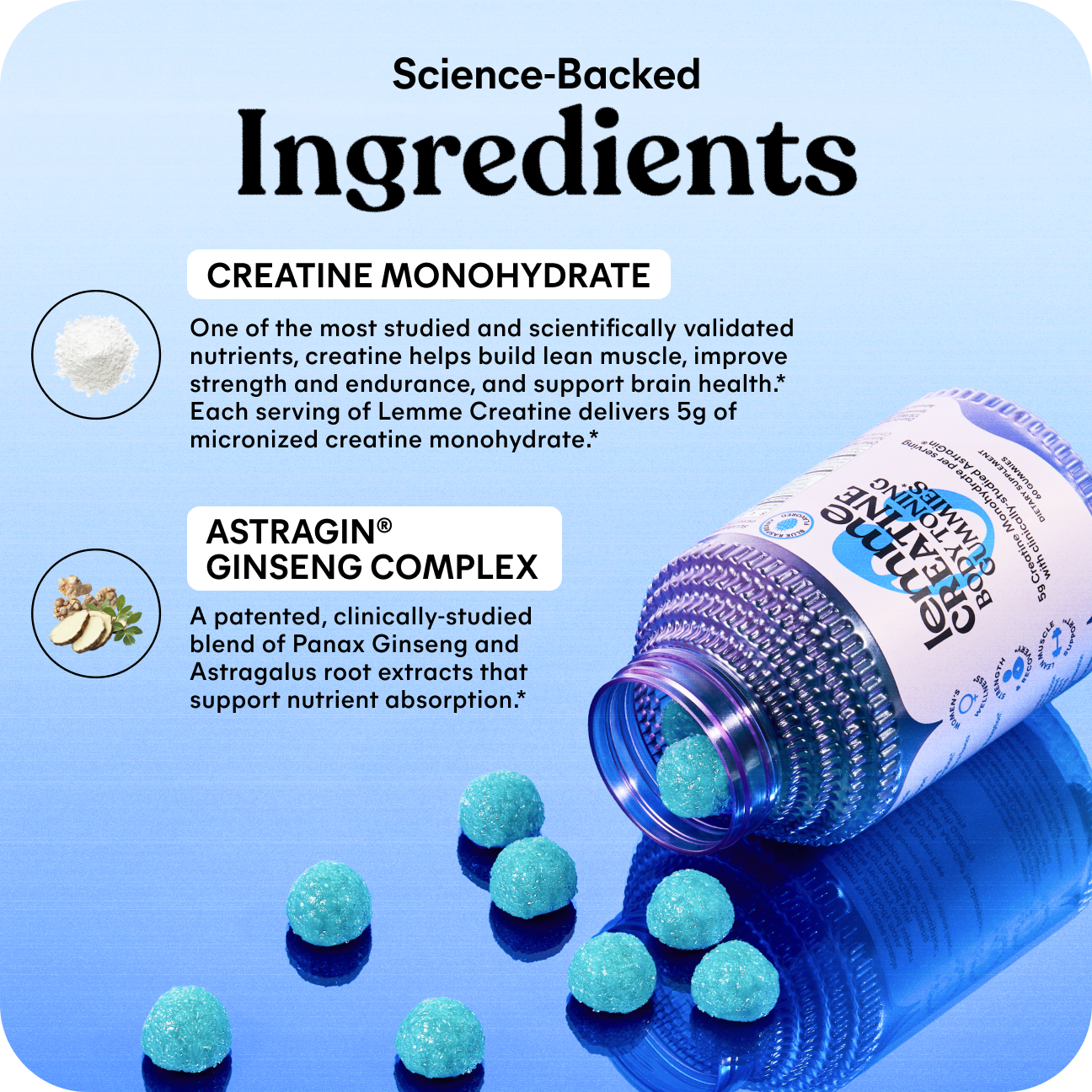 ✨NEW ✨Lemme Creatine - Blue Raspberry