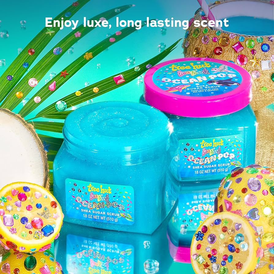 Tree-Hut X Lisa Frank Body Scrub - Ocean Pop