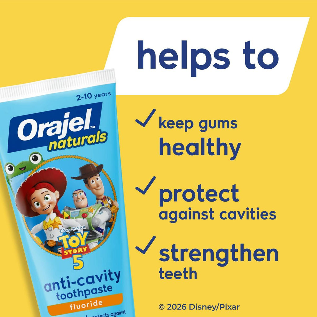 Orajel Naturals Kids Toothpaste Toy Story - Natural Watermelon