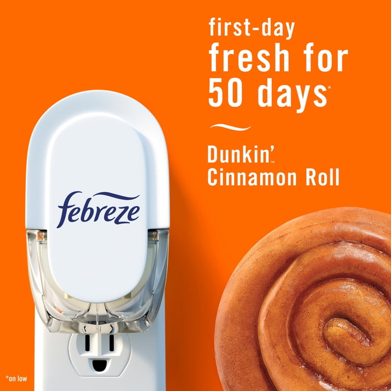 Febreze X Dunkin Plug In Air Freshener - Cinnamon Roll