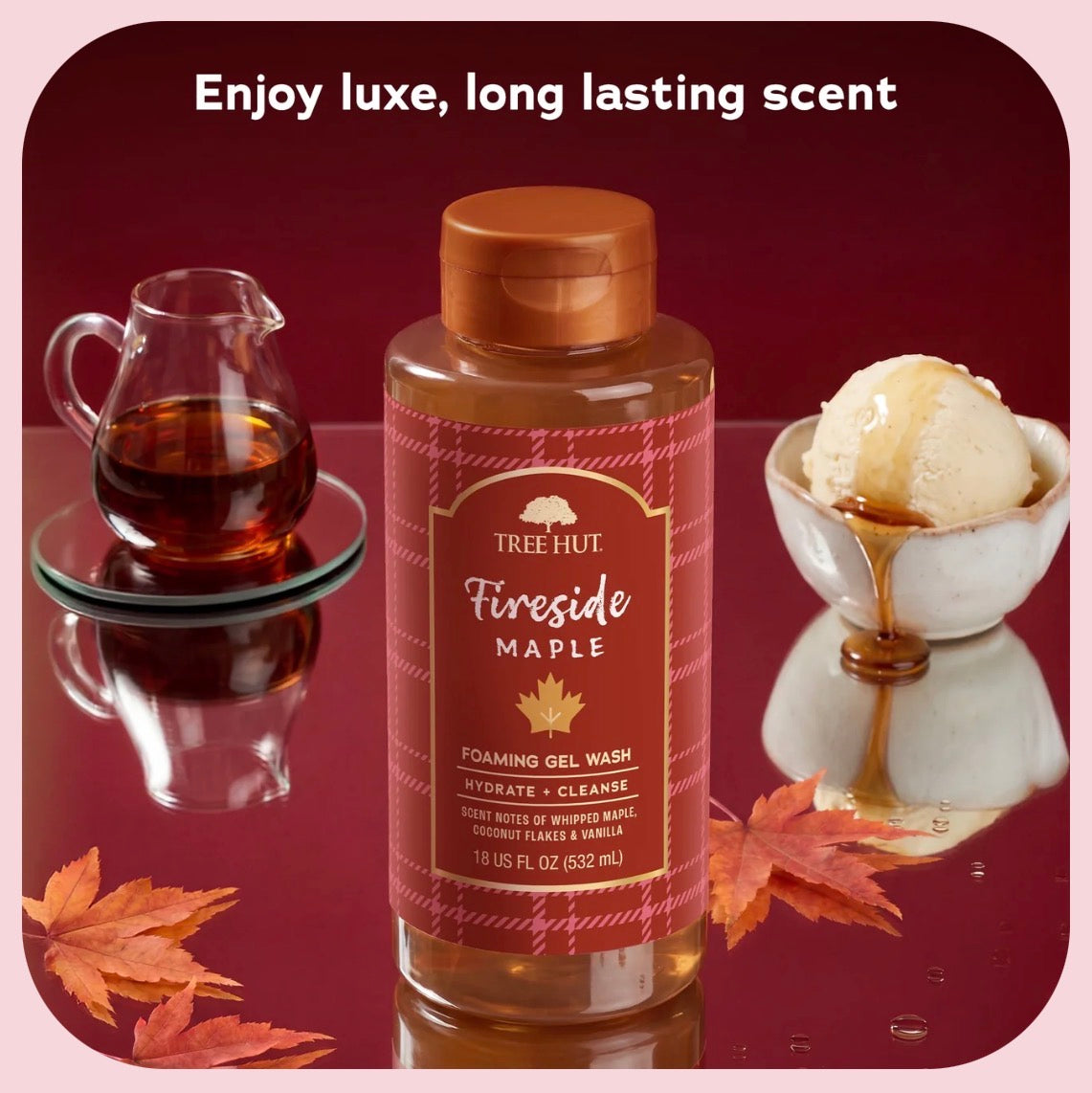 Tree Hut Body Wash - Fireside Maple