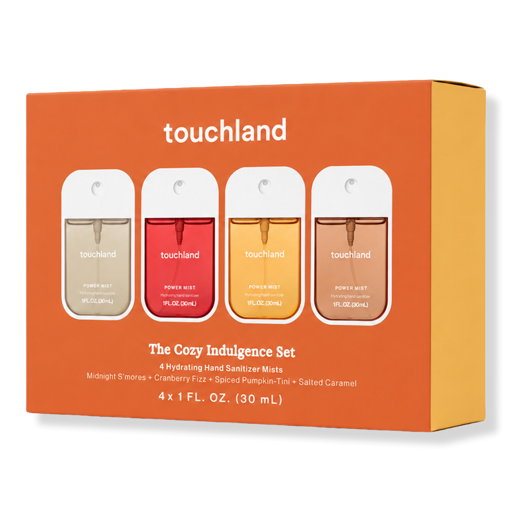 Touchland Special Edition Cozy Indulgence Hand Sanitizer 4-Set