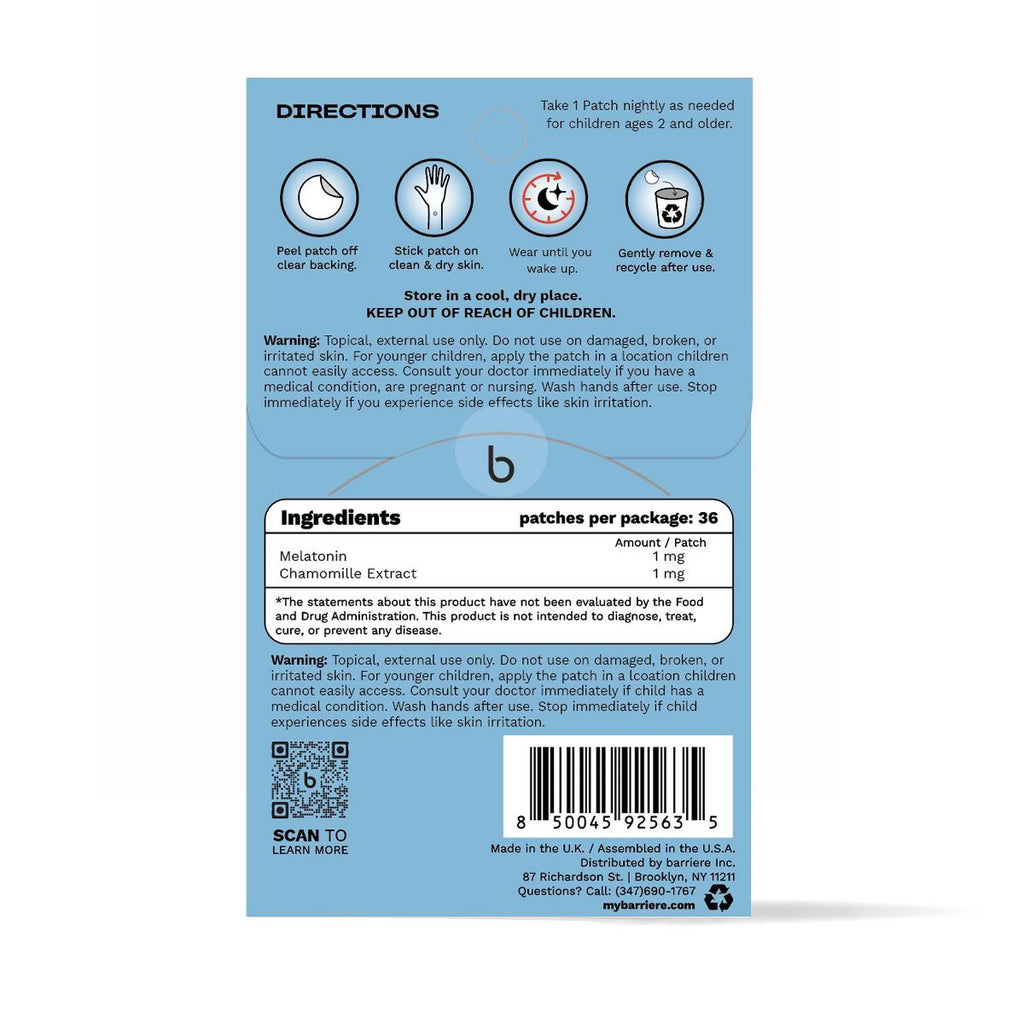 Barriere Kids' Sleep Melatonin Galaxy Patches - 36ct
