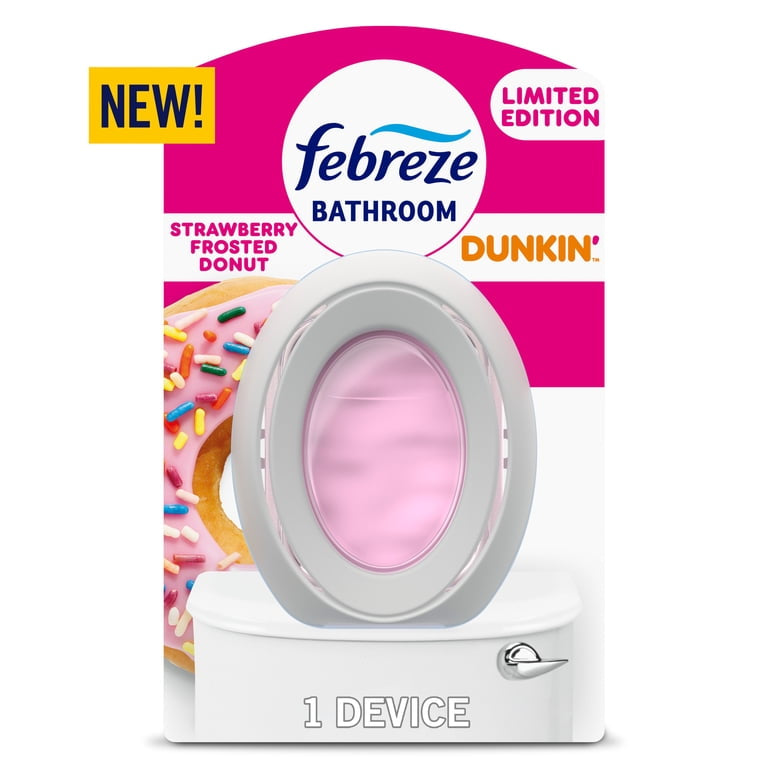 Febreze X Dunkin Bathroom Air Freshener - Strawberry Frosted Donut